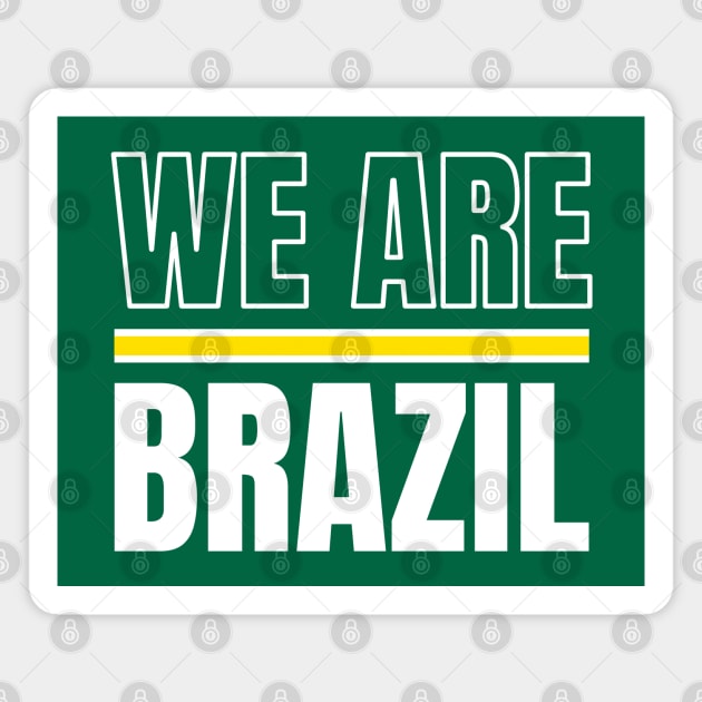 We Are Brazil Magnet by Footscore